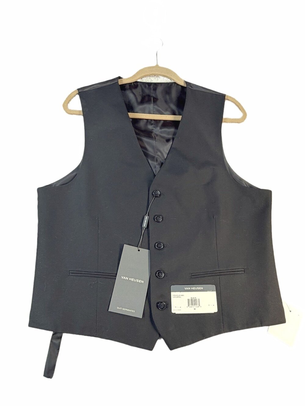 NWT Van Heusen SUIT SEPARATES TAYLORVILL 8 24972 11538 4 Black Men Size M